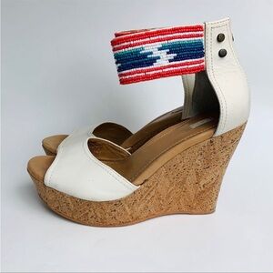 UGG Shoes Ugg Jacinda Serape Ankle Strap Sandals Size 8.5